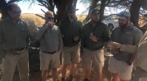 Makgoro Lodge guinea fowl hunt / tarentaal jag